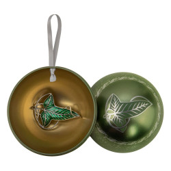 Lord of the Rings Tree Ornament with Brosche Lorien Leaf