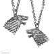 Game of Thrones Tree Ornament with Necklace Stark