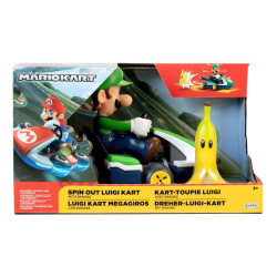 Super Mario Kart Vehicles Spin Out Luigi