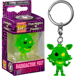 Five Nights at Freddy’s AR: Special Delivery - Radioactive Foxy Pocket Pop! Vinyl Keychain