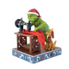 Jim Shore - Grinch And Max Sewing A Santa Suit Figurine
