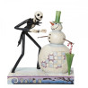 Disney Traditions - Jack Skellington Discovering Snowman