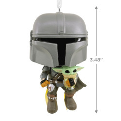 Hallmark Ornament - Funko Pop Mandalorian & Grogu