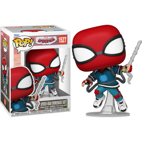 Funko Pop 1527 Spider-Man (Homemade Suit), Your Friendly Neighborhood Spider-Man