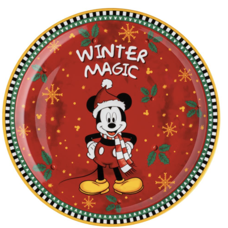 Disney - Magic Winter - Serving Plate D31cm - Mickey Mouse