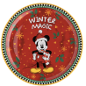 Disney - Magic Winter - Serving Plate D31cm - Mickey Mouse