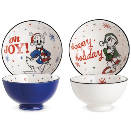 Disney - Magic Winter - Set of 2 Bowls 300ml - Donald & Daisy
