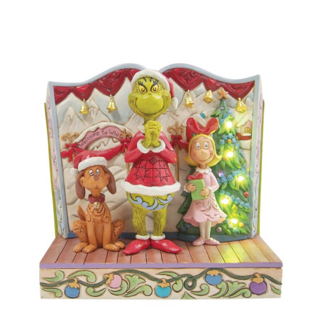 Jim Shore - The Grinch With Cindy-Lou And Max Storybook - Signed First Edition