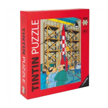 Tintin - Tintin Rocket Puzzle (1000 pieces + poster)