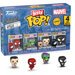 Spider-Man - Spider-Man, Green Goblin, J. Jonah Jameson & Mystery Chase Bitty Pop! Vinyl Figure 4-Pack