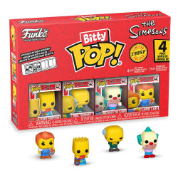 Simpsons - Bart Simpson, Mr. Burns, Krusty the Clown & Mystery Chase Bitty Pop! Vinyl Figure 4-Pack