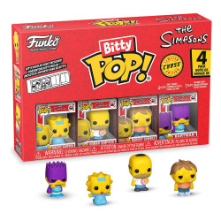 Simpsons - Maggie Simpson, Homer Simpson, Barney Gumble & Mystery Chase Bitty Pop! Vinyl Figure 4-Pack