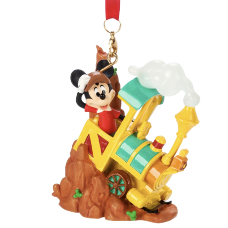Disney Mickey Mouse Big Thunder Mountain Railroad Play in the Park Ornament