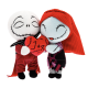 Disney Jack Skellington and Sally Valentine's Day Plush Set, Tim Burton's The Nightmare Before Christmas