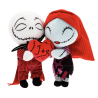 Disney Jack Skellington and Sally Valentine's Day Plush Set, Tim Burton's The Nightmare Before Christmas