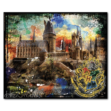 Harry Potter Hogwarts Painting 60×50cm