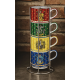 Set of 4 - Harry Potter Espresso Cups + Metalrack 100 ml