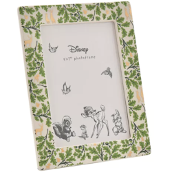 Disney Bambi Ceramic Frame with Gold Foil - 5" x 7"