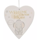 Disney Magical Beginnings Heart Plaque Welcome to the World