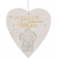 Disney Magical Beginnings Heart Plaque Welcome to the World
