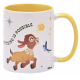 Disney Wish Yellow Handled Mok - Wishes Come True