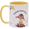 Disney Wish Yellow Handled Mok - Wishes Come True