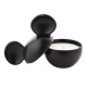 Disney Mickey Ceramic Vessel Fragranced Candle - Black
