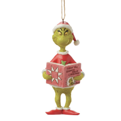 Jim Shore - How The Grinch Stole Christmas Book Hanging Ornament