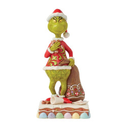 Jim Shore - The Grinch Eating Cookies Figurine