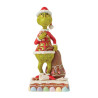 Jim Shore - The Grinch Eating Cookies Figurine