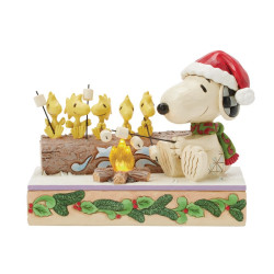 Jim Shore - Campfire Companions (Snoopy & Woodstock LED Roasting Marshmallow