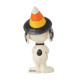 Jim Shore - Snoopy With Candy Corn Hat Mini Figurine