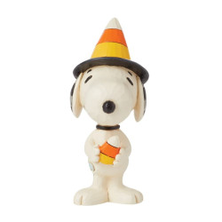 Jim Shore - Snoopy With Candy Corn Hat Mini Figurine