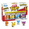 Pokemon - Charmander, Jolteon, Lapras, & Rattata Bitty Pop! Vinyl Figure 4-Pack