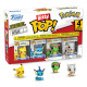 Pokemon - Pikachu, Vaporeon, Caterpie, & Cubone Bitty Pop! Vinyl Figure 4-Pack