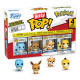 Pokemon - Squirtle, Eevee, Growlithe, & Psyduck Bitty Pop! Vinyl Figure 4-Pack