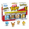 Pokemon - Squirtle, Eevee, Growlithe, & Psyduck Bitty Pop! Vinyl Figure 4-Pack