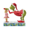Jim Shore - The Grinch Patting Cindy-Lou On The Head Figurine