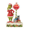 Jim Shore - The Grinch With Flashing Stop Sign Figurine