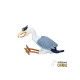 The Boy and the Heron Plush Figure Grey Heron 21 cm