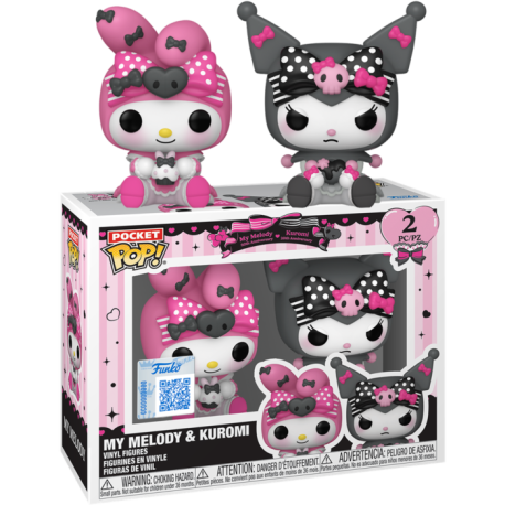Hello Kitty & Friends - My Melody & Kuromi Pocket Pop! Vinyl Figure 2-Pack
