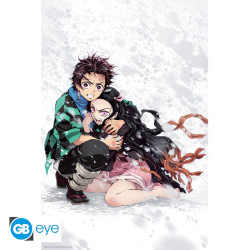 Demon Slayer - Poster Maxi 91.5x61 - Tanjiro & Nezuko Snow (N224)
