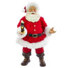 Coca Cola Collection - Santa with Light Up Bottle Statue