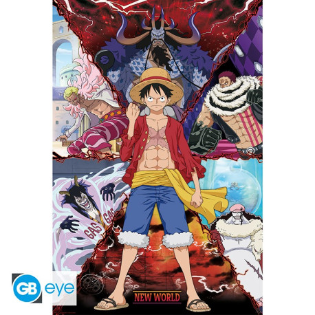 One Piece - Poster Maxi 91.5x61 - Luffy vs New World (AC1)