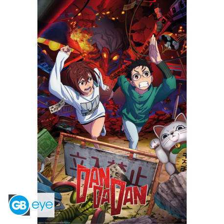 Dan Da Man - Poster Maxi 91.5x61 - Key art Momo & Okarun (244)
