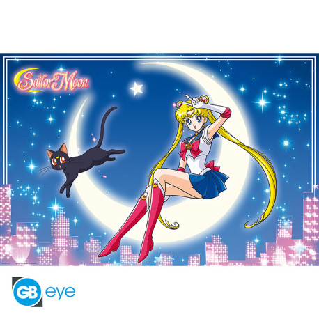 Sailor Moon - Poster Maxi 91.5x61 - Sailor Moon & Luna (232)