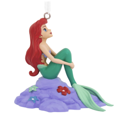 Hallmark Ornament - Ariel On Rocks, The Little Mermaid