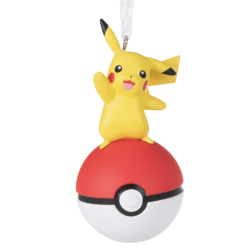 Hallmark Ornament - Pikachu with Pokeball, Pokemon