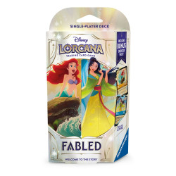 Disney Lorcana TCG Fabled Starter Deck Ariel/Mulan *English Edition*