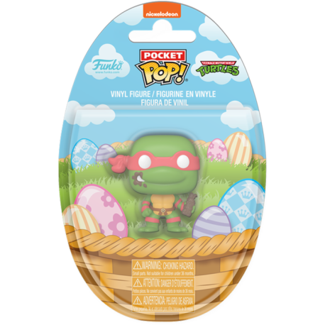 Teenage Mutant Ninja Turtles - Raphael with Chocolate Easter Bunny Pocket Pop! Vinyl Figure